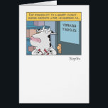 AMAZING BIRTHDAY CARD<br><div class="desc">Shy research assistant Tad Humble makes a quick change, to bring speedy birthday greetings.</div>