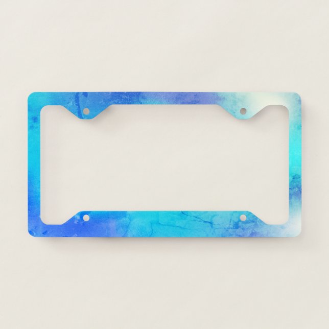 Amazing Blue Light License Plate Frame (Front)