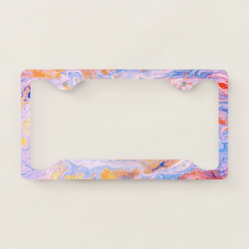 Amazing Blue Marble  License Plate Frame