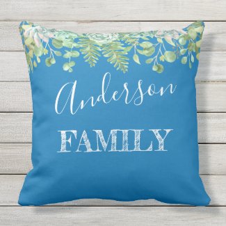 Amazing Blue Special Throw Pillow