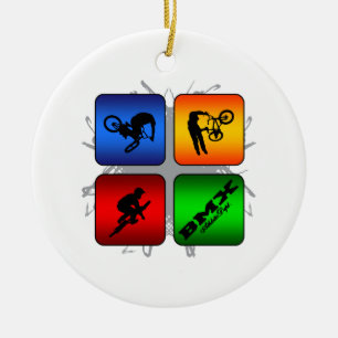 Amazing BMX Urban Style Ceramic Ornament