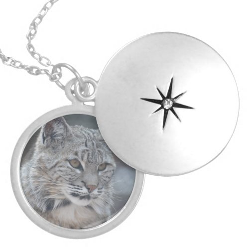 Amazing Bobcat Locket Necklace