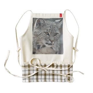 Amazing Bobcat Zazzle HEART Apron