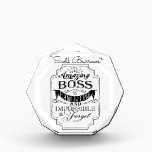 AMAZING Boss Customizable Awards<br><div class="desc">This AWESOME boss or leader award which is perfect for any sport appreciation week to give to any Boss in your life and make them feel extra special. Simply type your personalized message in the image to add that personal touch. designed by The Arty Apples Limited</div>