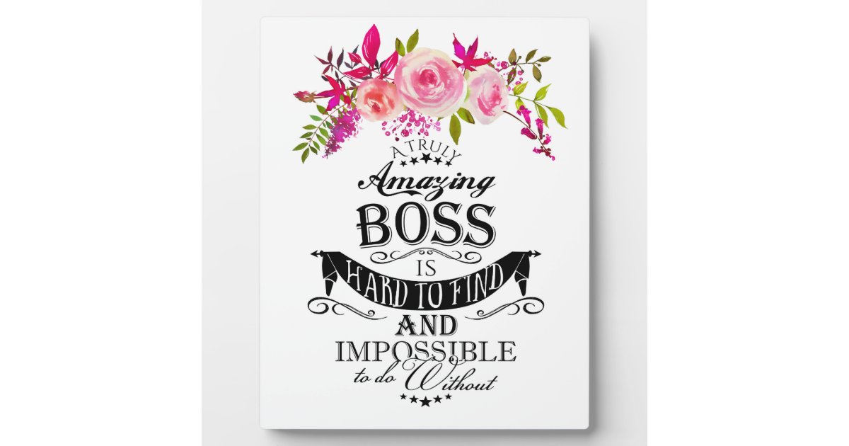 Amazing Boss THANK YOU BOSS 