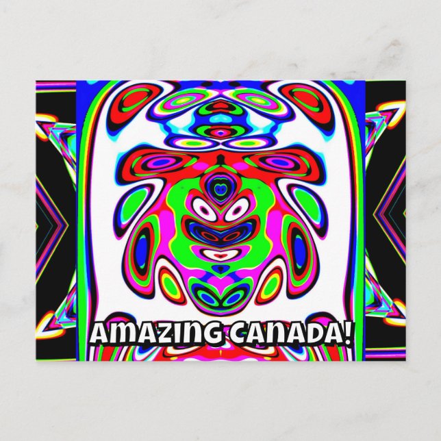 Amazing Canada! (you may change the words) Postcard (Front)