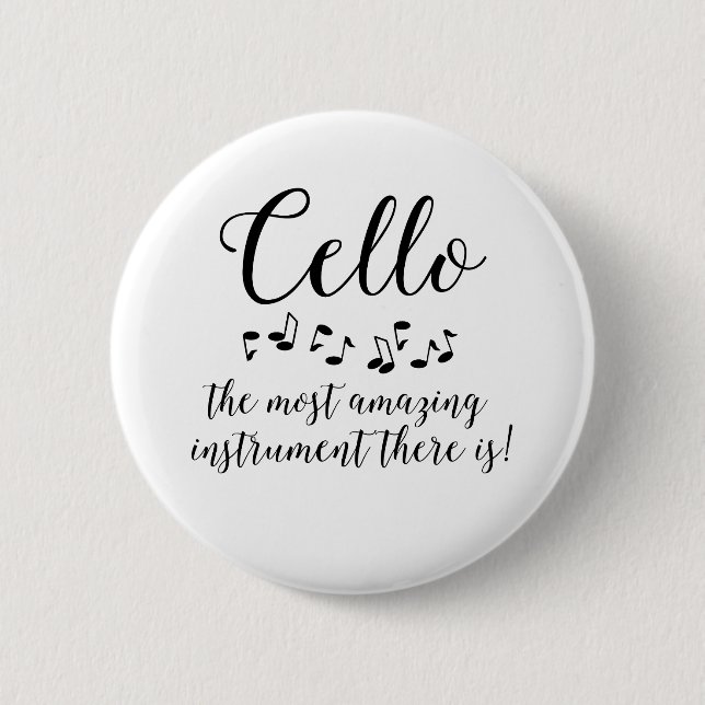 Amazing Cello Button (Front)