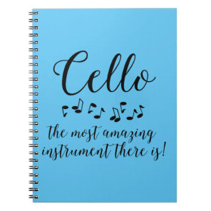 Amazing Cello Notebook