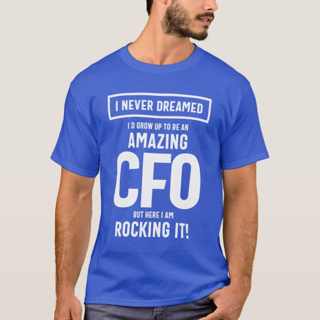 Amazing CFO Job Title Gift T-Shirt (Front)
