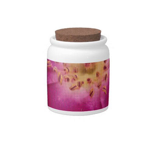 Amazing Checked Rosejpg Candy Jar