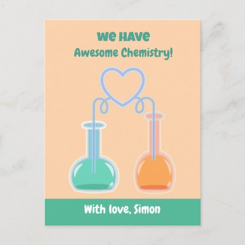 Amazing Chemistry Science Valentines Day Cards