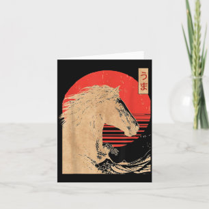 Amazing Chinese Year Of The Horse Japanese New Yea Card