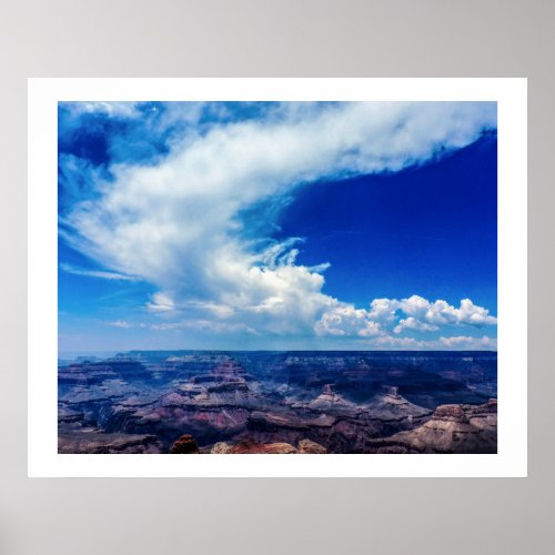 Amazing Clouds Grand Canyon National Park Photo Poster