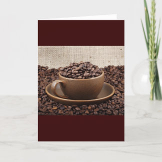 Amazing coffee card