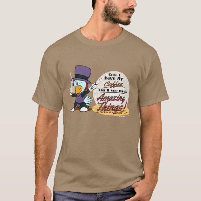Amazing Coffee - Chimney Chickens Men's Tee (Front)