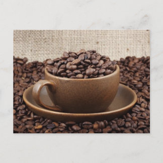 Amazing coffee postcard