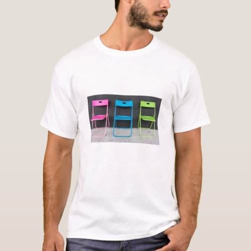Amazing Colored Folding Chair T_Shirt