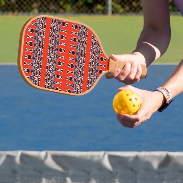 Amazing Colorful South African Traditional Colors Pickleball Paddle (Insitu)