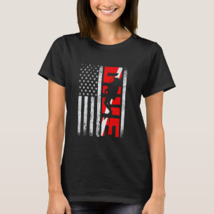 Amazing Cool Retro USA Flag SCUBA Diving Patriotic T-Shirt