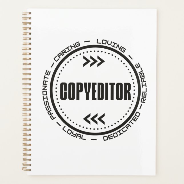 Amazing Copyeditor Planner (Front)
