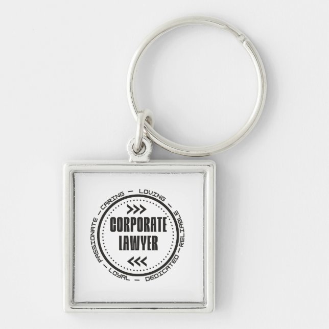 Amazing Corporate Lawyer Keychain (Front)