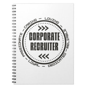 Amazing Corporate Recruiter Notebook