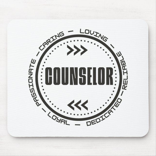 Amazing Counselor Mouse Pad (Front)