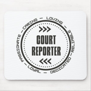 Amazing Court Reporter Mouse Pad