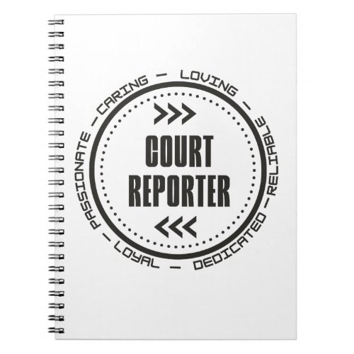 Amazing Court Reporter Notebook