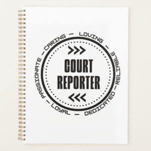 Amazing Court Reporter Planner