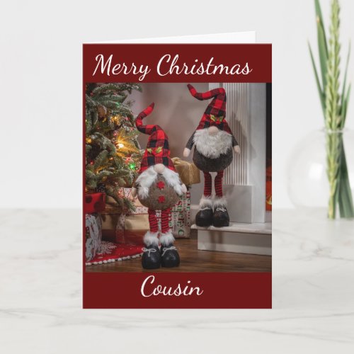 AMAZING COUSIN at CHRISTMAS  Card