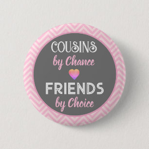 Amazing Cousin gift  Button
