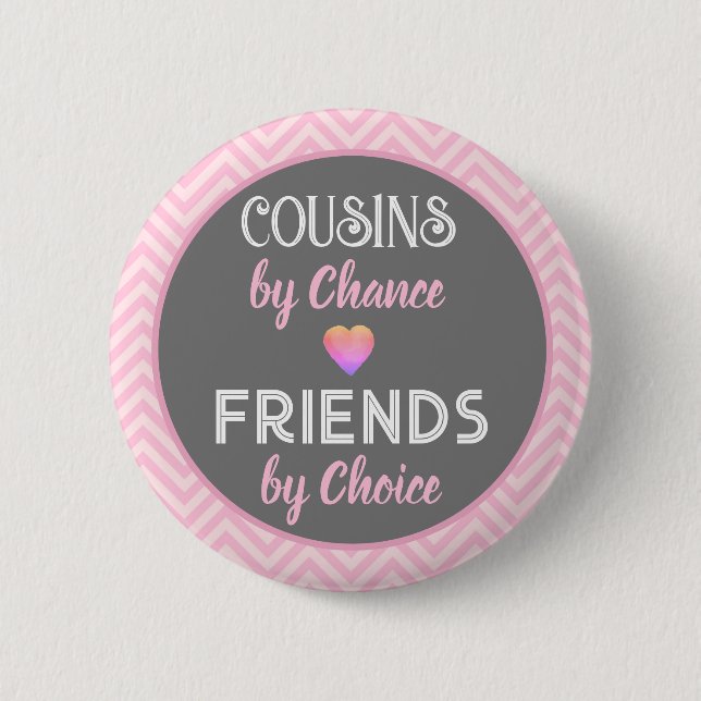 Amazing Cousin gift  Button (Front)