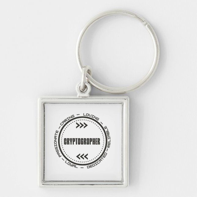 Amazing Cryptographer Keychain (Front)