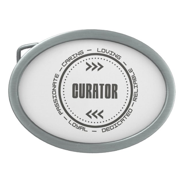 Amazing Curator Belt Buckle (Front)