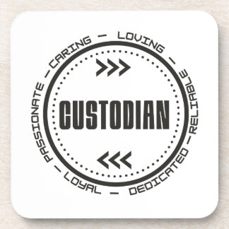 Amazing Custodian Beverage Coaster