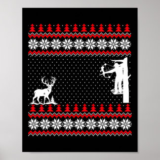 Amazing Cute Funny Duck Hunter Deer Hunting Ugly C Poster