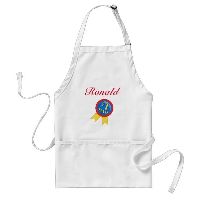 Amazing Dad Award Ribbon Adult Apron (Front)