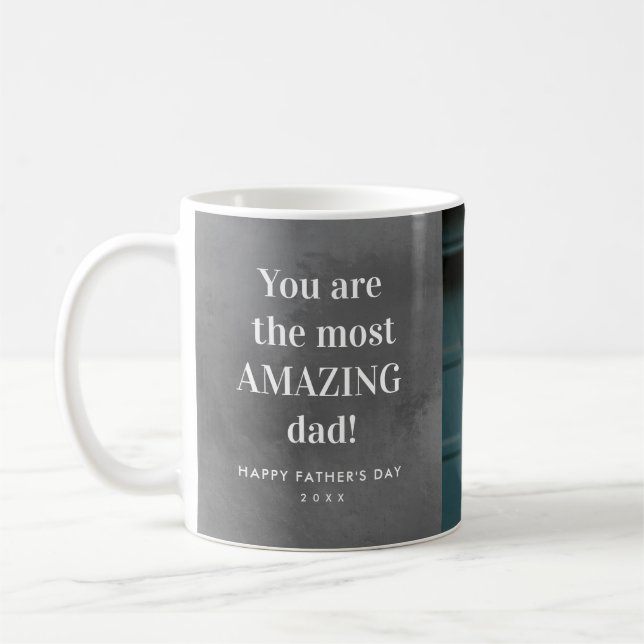 Amazing dad photo Father's Day Coffee Mug (Left)
