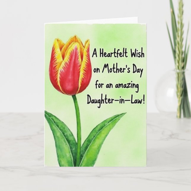Amazing Daughterinlaw Card (Front)