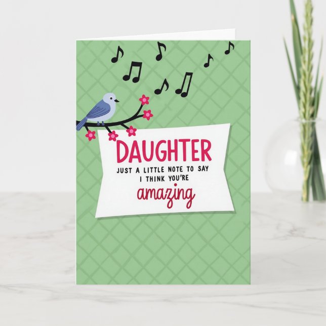 Amazing Daughters Note Card (Front)