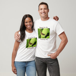 Amazing Day Tropical Brown Gecko Positivity T-Shirt