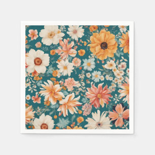 Amazing Delicate Flowers Napkins