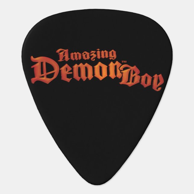 Amazing Demon Boy Dawn of the Demon Guitar Pick (Front)