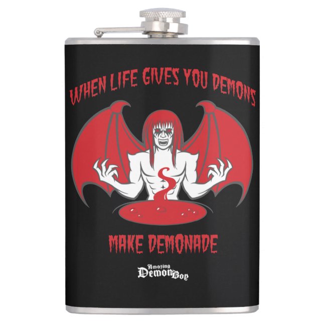 Amazing Demon Boy Demonade Flask (Front)