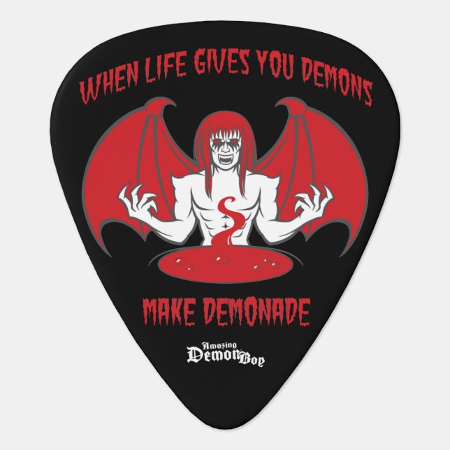 Amazing Demon Boy Demonade Guitar Pick (Front)