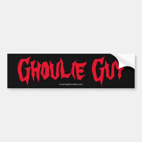 Amazing Demon Boy Ghoulie Guy Bumper Sticker