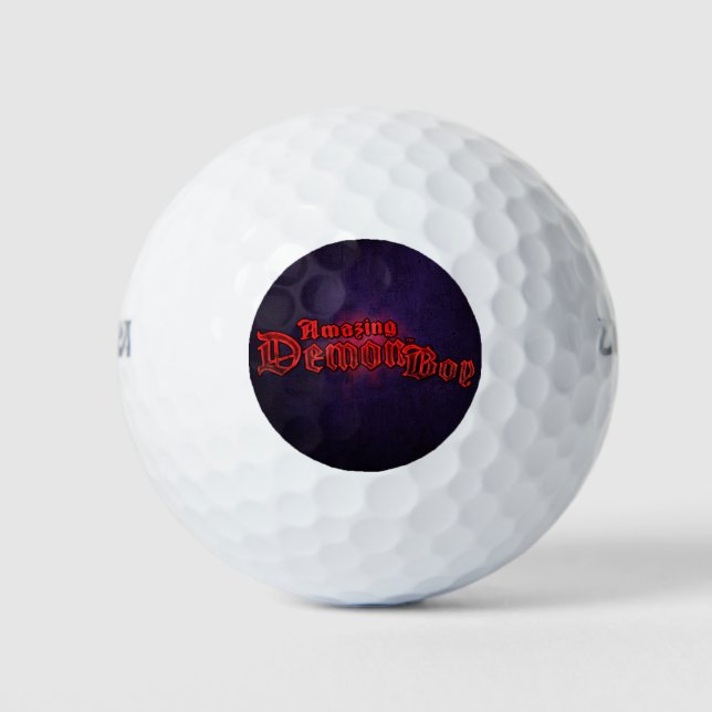 Amazing Demon Boy  Golf Balls (Front)