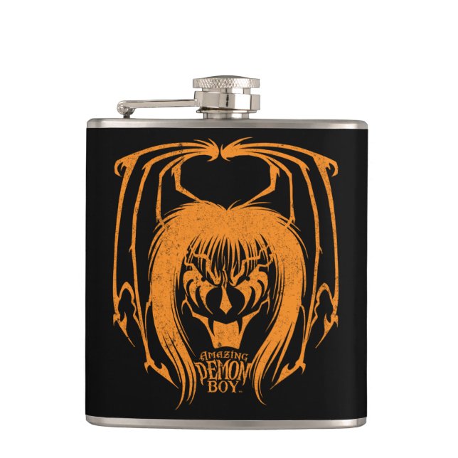 Amazing Demon Boy Halloween 2021 Flask (Front)