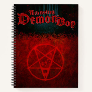 Amazing Demon Boy Pentagram Notebook